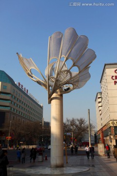 北京 王府井 步行街 商业街