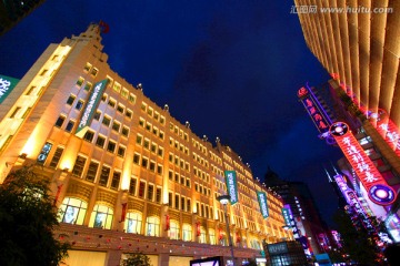 上海 南京路 夜色 夜景