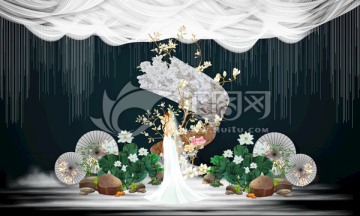 新中式中国风婚礼舞台