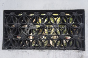 中式建筑花窗瓦片