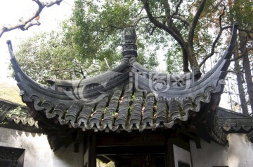中国古代建筑飞檐凉亭