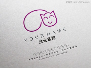 猫 猫咪 logo设计