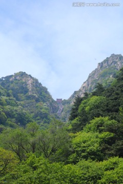 泰山十八盘风景