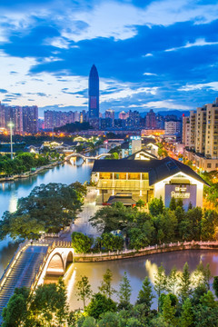 南塘街夜景
