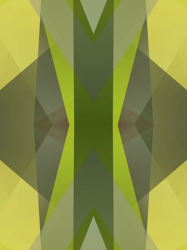绿色立体几何高清抽象拼接背景