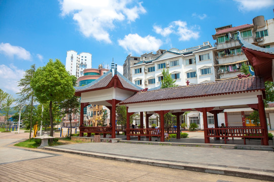 岑巩广场前景
