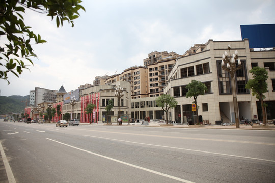 城市之心街景
