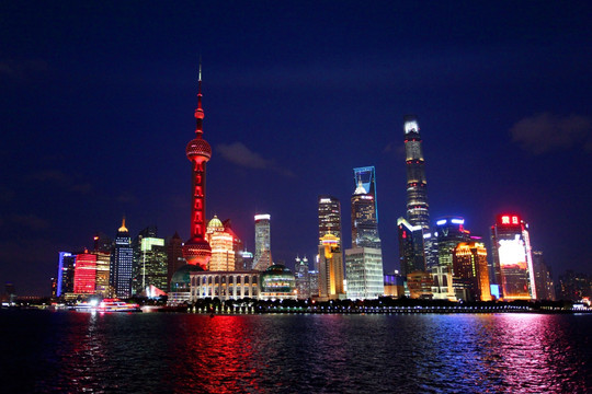 上海电视塔 夜景 灯