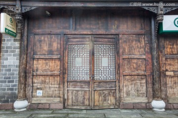 中式木门窗 仿古木门