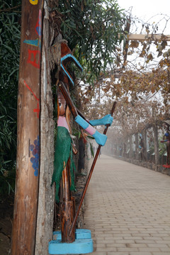 北京呀路古木雕