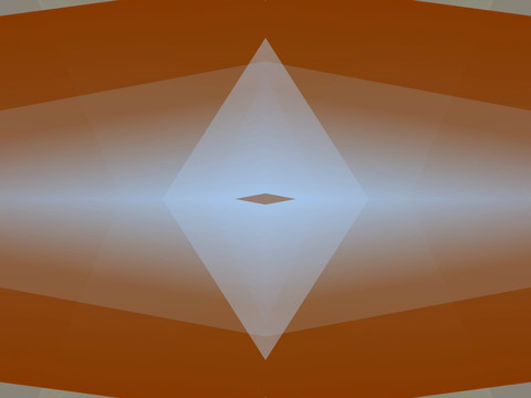 橙色立体几何拼接立体抽象背景