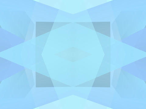 蓝色立体高清几何抽象拼接背景