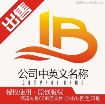 IB地产楼盘河logo标志