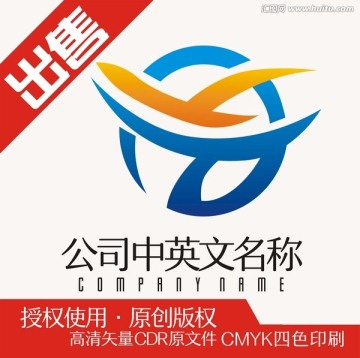 YT科技飞翔logo标志