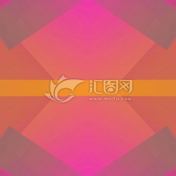 红色立体几何抽象拼接高清背景
