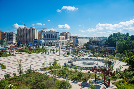 文化广场全景