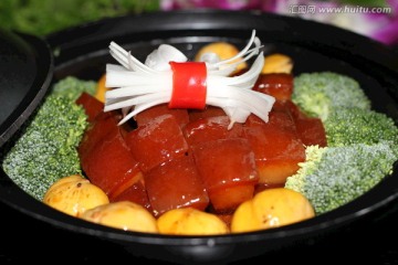 香栗红烧肉