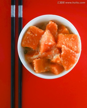 小碗菜红薯