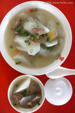 小碗菜萝卜汤