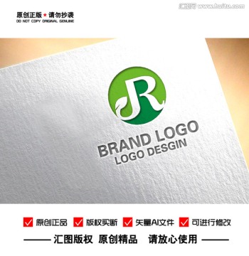 JR 叶生态 环保科技LOGO