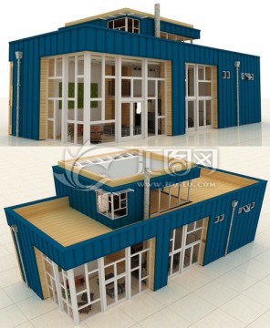 集装箱房子模型设计