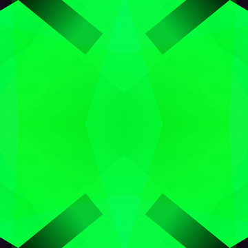 绿色高清几何抽象拼接立体背景