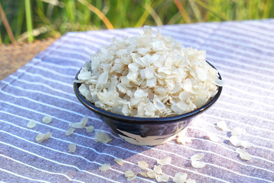 单夹皂角米