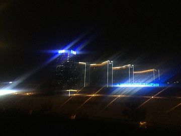 城市高楼夜景 