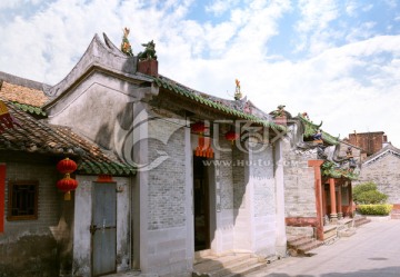 茶山南社古村 祠堂 古宅