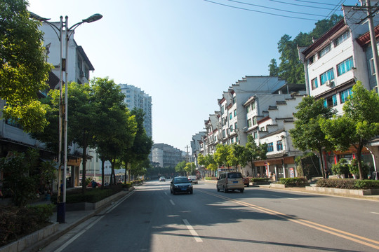 岑巩公路街景