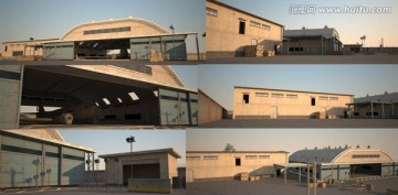 飞机场建筑3D模型