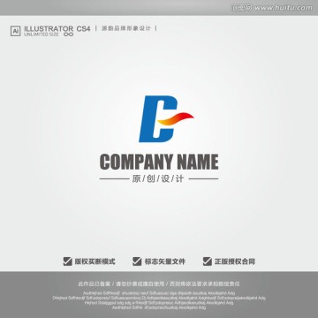 C英文标志