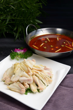 香菇去骨鸭掌