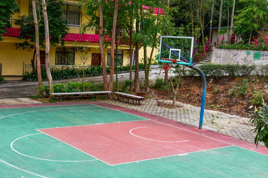 度假村篮球场