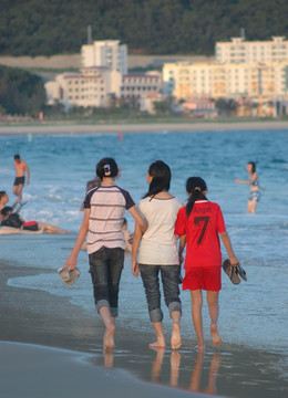 海滨浴场 闸坡 海陵岛