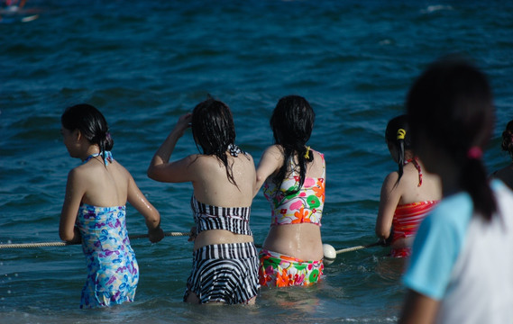 海滨浴场 闸坡 海陵岛