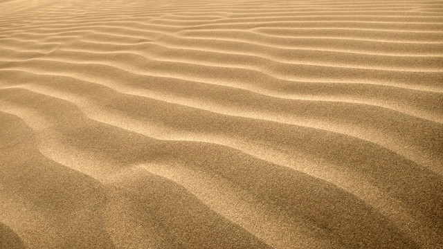 沙波纹，沙海