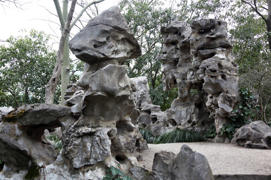桂林公园假山石