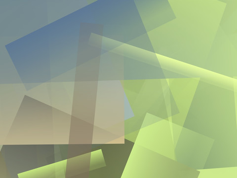 立体几何抽象拼接高清绿色背景
