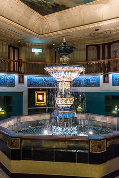 欧式巴洛克风格室内喷泉