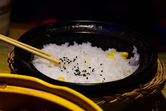 蒸大米饭