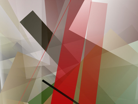 红色几何拼接抽象立体高清背景