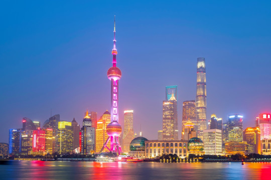 上海外滩浦东全景 大画幅