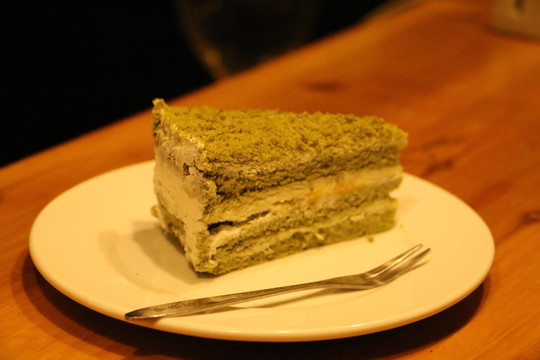 抹茶黄桃