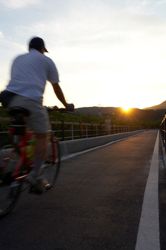 台湾道路骑自行车