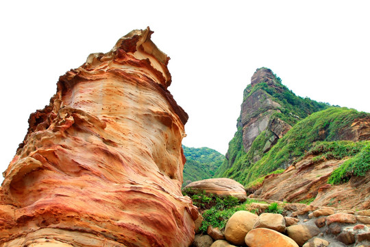 台湾东北角岩石