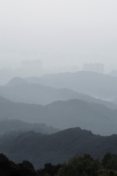 山区雾气