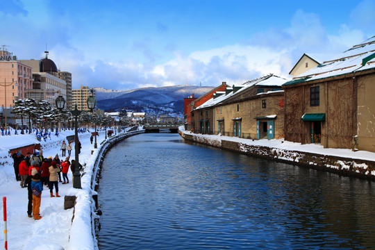 日本北海道札幌的冬天