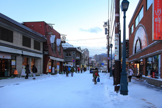 日本札幌的冬天
