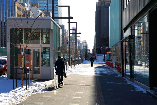 日本札幌的冬天